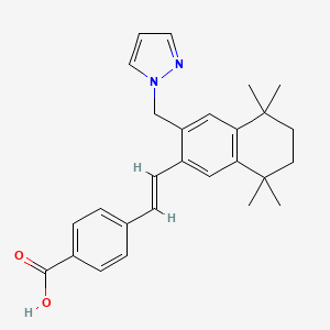 Chemical structure of Palovarotene