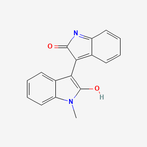 Chemical structure of Meisoindigo