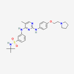 Chemical structure of Fedratinib