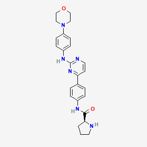 Chemical structure of XL019
