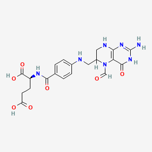 Chemical structure of Leucovorin