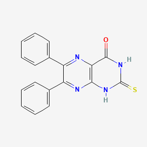 Chemical structure of SCR7 pyrazine