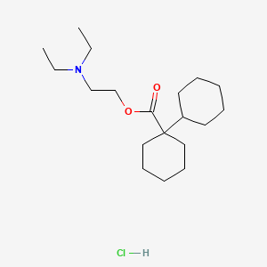 Chemical structure of Dicyclomine HCl