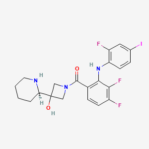 Chemical structure of Cobimetinib (R-enantiomer)