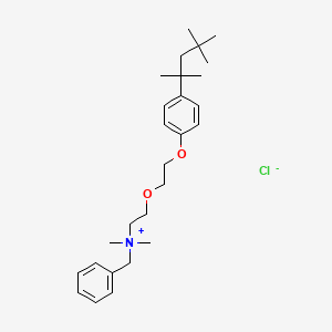 Chemical structure of Benzethonium Chloride