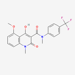 Chemical structure of Tasquinimod