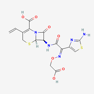 Chemical structure of Cefixime