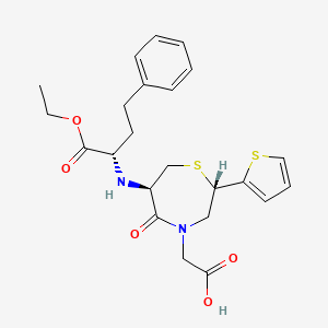 Chemical structure of Temocapril