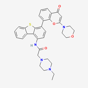 Chemical structure of KU-0060648