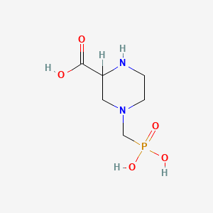 Chemical structure of PMPA (NMDA antagonist)