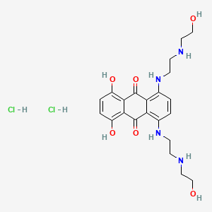 Chemical structure of Mitoxantrone HCl