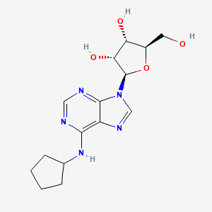 Chemical structure of N6-Cyclopentyladenosine