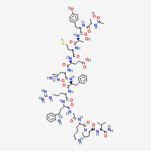 Chemical structure of α-MSH
