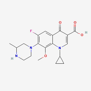 Chemical structure of Gatifloxacin