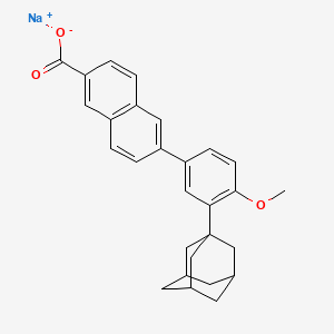 Chemical structure of Adapalene sodium salt
