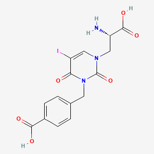 Chemical structure of UBP 301