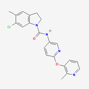 Chemical structure of SB 242084