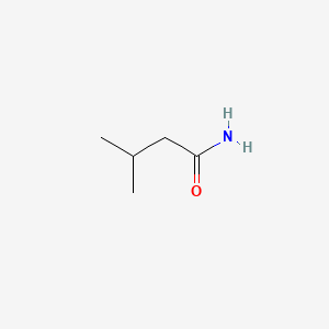 Chemical structure of Isovaleramide