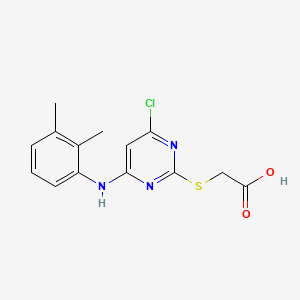 Chemical structure of Pirinixic Acid