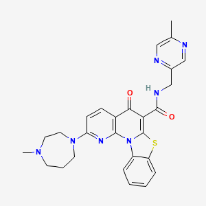 Chemical structure of CX-5461