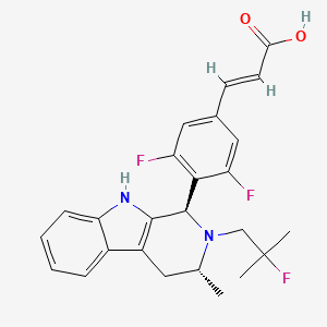 Chemical structure of AZD9496