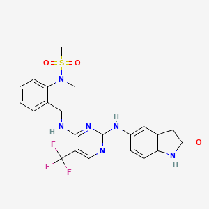 Chemical structure of PF-431396