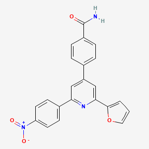 Chemical structure of KJ Pyr 9