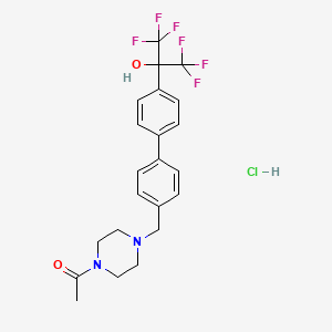 Chemical structure of SR 1555 (hydrochloride)