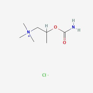 Chemical structure of Bethanechol chloride