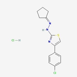 Chemical structure of CPTH2 hydrochloride