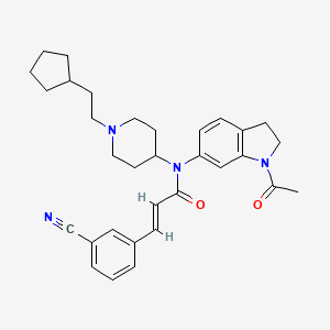 Chemical structure of JNJ 5207787