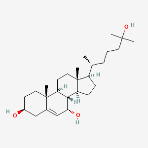Chemical structure of 7α,25-dihydroxy Cholesterol