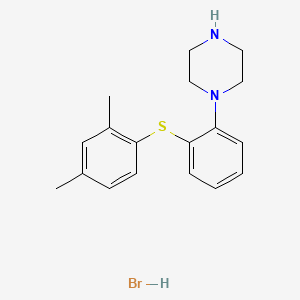 Chemical structure of Vortioxetine Hydrobromide