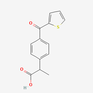 Chemical structure of Suprofen
