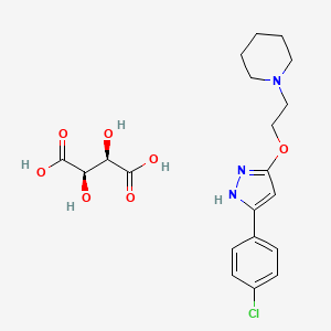 Chemical structure of Granzyme B Inhibitor Z-AAD-CH2Cl