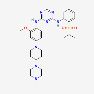 Chemical structure of ASP3026
