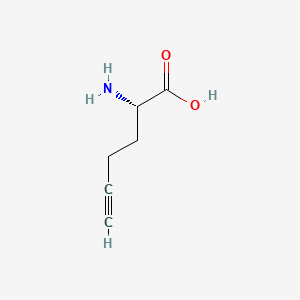 Chemical structure of L-Homopropargyl Glycine