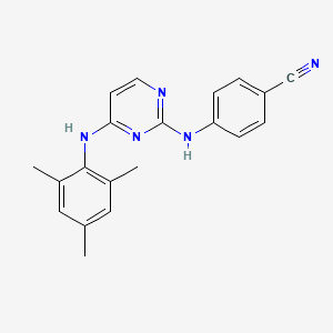 Chemical structure of Dapivirine