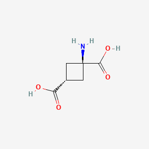Chemical structure of cis-ACBD