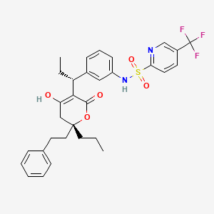 Chemical structure of Tipranavir