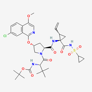 Chemical structure of Asunaprevir