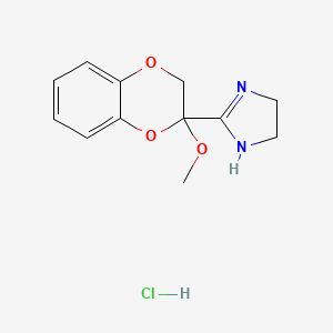 Chemical structure of RX 821002 hydrochloride