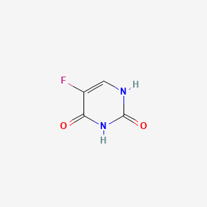 Chemical structure of 5-Fluorouracil