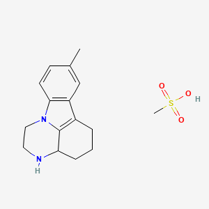 Chemical structure of Pirlindole mesylate