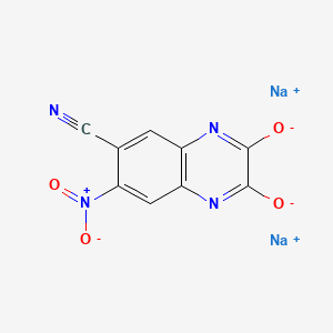 Chemical structure of CNQX disodium salt