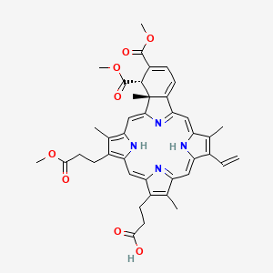 Chemical structure of Visudyne