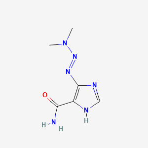 Chemical structure of Dacarbazine