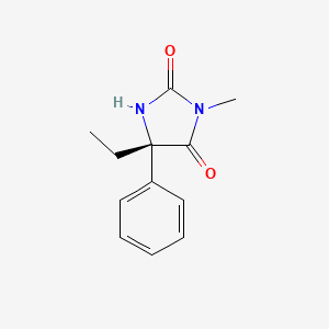 Chemical structure of (S)-Mephenytoin