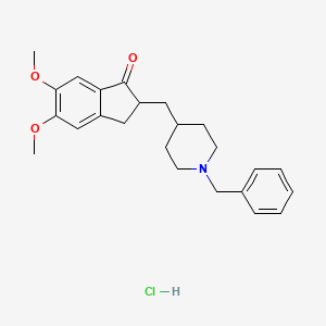Chemical structure of Donepezil HCl