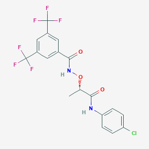 Chemical structure of (S)-CCG-1423